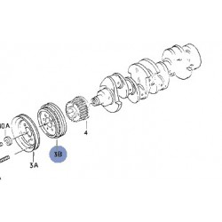 Poulie crantée d'arbre à cames VW T3 D et TD - Transporter Garage